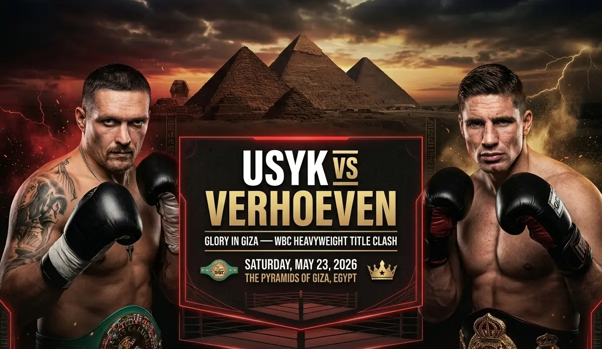 Usyk vs. Verhoeven: Glory in Giza — The Undisputed King Meets the Kickboxing Legend