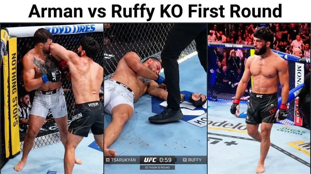 Arman Tsarukyan Obliterates Mauricio Ruffy UFC 331 Full Card Analysis & Results