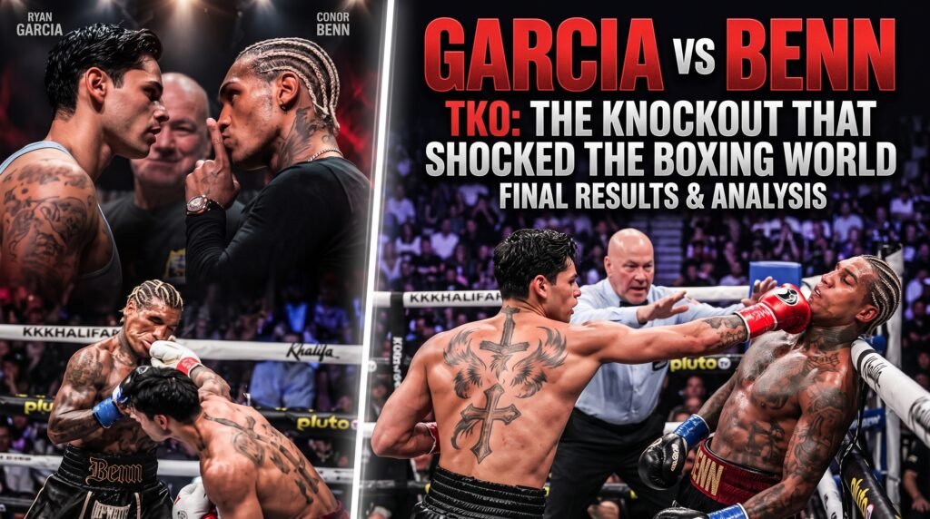 Ryan Garcia vs Conor Benn TKO
